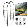 Pergola ogrodowa metalowa łuk RETRO 200x110x43cm czarna