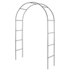 Pergola ogrodowa metalowa łuk CLASSIC 240x140x37 cm czarna