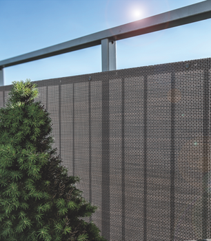 Mata tkanina osłonowa Technorattan Tessa 1x25m brązowa