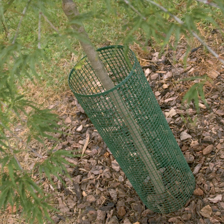 Siatka ochronna ogrodzeniowa plastikowa Quadra 10 0,5x10m oczko 10x10mm zielona TENAX
