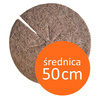 Dysk krążek ściółkujący ochronny kokosowy średnica 50 cm