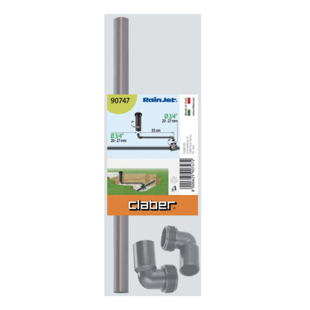 Przedłużka elastyczna  na wysięgniku 3/4"-3/4" CLABER 90747
