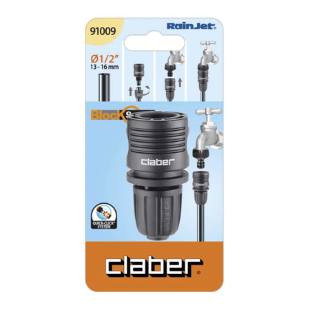 Szybkozłączka złącze automatyczne Quick-Click CLABER 91009