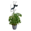 Podpora ogrodowa wbijana metalowa PIES 132x31cm czarna