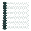 Siatka ogrodzeniowa pleciona powlekana PVC 1,2x10m zielona oczko 65x65mm