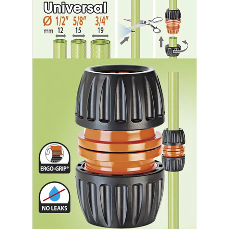 Reparator uniwersalny na waż 1/2",3/4",5/8" Ergo-Grip CLABER 8564