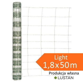 Siatka leśna ogrodzeniowa 180/24/30/50 Light