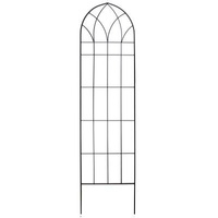 Podpora ogrodowa kratka metalowa do roślin WITRYNA 120x45cm czarna