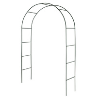 Pergola ogrodowa metalowa łuk CLASSIC 240x140x37 cm czarna