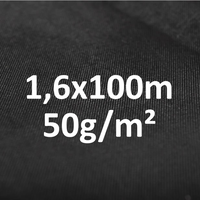 Agrowłóknina ściółkująca czarna 50g 1,6x100m